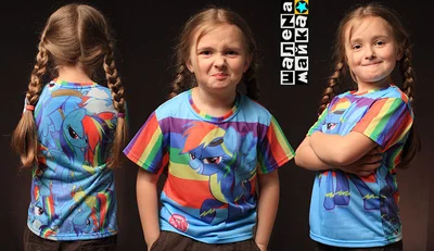 Футболки с полной запечаткой: Rainbow Dash